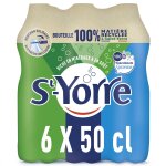 Eau minrale naturelle gazeuse riche en minraux st - yorre - le pack de 6 bouteilles de 50cl