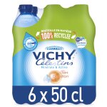 Eau minrale naturelle gazeuse vichy celestins - le pack de 6 bouteilles de 50cl