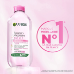 Eau micellaire tout en 1 peaux sensibles garnier - le flacon de 400ml