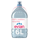 Eau minrale naturelle plate evian - la bouteille de 6l
