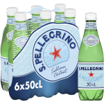 Eau min�rale naturelle gazeuse s. pellegrino - le pack de 6 bouteilles de 50cl