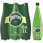 Eau min�rale naturelle gazeuse perrier - le pack de 6 bouteilles de 1l