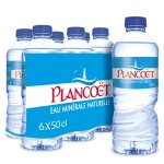 Eau minrale naturelle plate plancoet - le pack de 6 bouteilles de 50cl