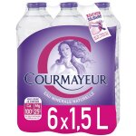 Eau min�rale naturelle plate courmayeur - le pack de 6 bouteilles de 1, 5l