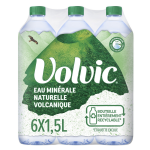 Eau minrale naturelle plate volvic - le pack de 6 bouteilles de 1, 5l