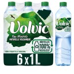 Eau minrale naturelle plate volvic - le pack de 6 bouteilles de 1l