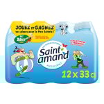 Eau minrale naturelle plate saint amand - le pack de 12 bouteilles de 33cl
