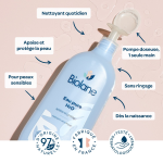 Eau nettoyante bb visage corps et sige sans rinage biolane - le flacon pompe de 750ml