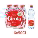 Eau de source fortement p�tillante carola - le pack de 6 bouteille de 50cl