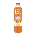 Eau plate aromatise au jus pche cristaline - la bouteille de 1, 5l