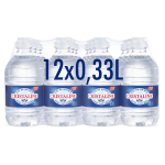 Eau de source plate cristaline - le pack de 12 bouteilles de 33cl