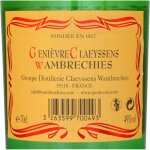 Eau - de - vie genivre 49% claeyssens wambrechies - la bouteille de 70 cl