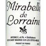 Eau - de - vie mirabelle de lorraine 45% clair de lorraine - la bouteille de 35cl