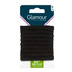Elastiques � cheveux mousse noir glamour style - les 9 �lastiques