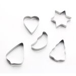 Emporte - pice inox carrefour home - le lot de 5 emporte - pices
