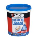 Enduit mural de lissage lisse dco pte sader - le pot de 1, 5kg