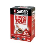 Enduit mural de rebouchage rebouche tout poudre sader - le sac de 1kg