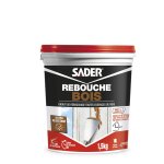 Enduit de rebouchage bois sader - le pot de pot de 1, 5 kg Enduit de rebouchage bois sader - le pot de pot de 1, 5 kg
