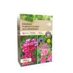 Engrais poudre plantes fleuries 750g carrefour - la boite de 750g
