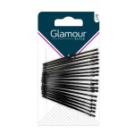 Barrette À cheveux plate noir glamour style - les 18 Épingles Barrette À cheveux plate noir glamour style - les 18 Épingles