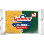 Eponge essentielle spontex - le sachet de 2 ponges
