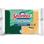 Eponge  rcurer grattantes antibactrienne spontex - le lot de 2