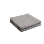 Essuie - mains gris 100% coton 50x50 cm tex - le lot de 2 essuie - mains