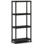 Etag�re 4 plateaux noir kis - l'�tag�re