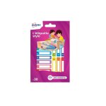 Etiquette plastifie adhsive stylo multicolores smiley avery - le lot de 30 tiquettes