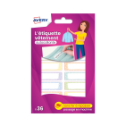 Étiquette vêtement autocollante x36 avery - le lot de 36 Étiquettes Étiquette vêtement autocollante x36 avery - le lot de 36 Étiquettes