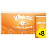 Mouchoirs doux et hypoallergenique allergy comfort kleenex - le paquet de 8 Étuis Mouchoirs doux et hypoallergenique allergy comfort kleenex - le paquet de 8 Étuis