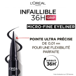 Eyeliner longue tenue ultra fin teinte smokey earth (02) infaillible l'oreal paris - l'eye liner