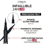 Eyeliner teinte brown (02) infaillible precision feutre l'oreal paris - le eyeliner
