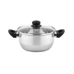 Faitout 2, 7l 20cm acier inoxydable avec couvercle simpl - le faitout