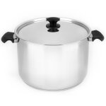 Faitout 8, 5l 32cm acier inoxydable revêtement anti - adhésif tous feux dont induction avec couvercle ... Faitout 8, 5l 32cm acier inoxydable revêtement anti - adhésif tous feux dont induction avec couvercle ...
