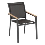 Fauteuil essentia ac bois anthracite / graphite hesperide - l'unité Fauteuil essentia ac bois anthracite / graphite hesperide - l'unité