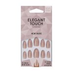 Faux ongles  coller teinte nude new nude elegant touch - la boite de 24 capsules