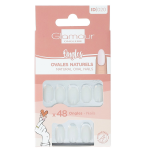 Faux ongles ovales naturels glamour onglerie - la boite de faux ongles