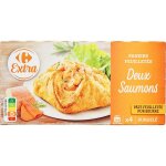 Feuillet�s paniers deux saumons carrefour extra - les 4 paniers de 100g