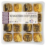 Feuilletés saucisses moutarde pivot petits fours mix buffet - la barquette de 16 - 250g Feuilletés saucisses moutarde pivot petits fours mix buffet - la barquette de 16 - 250g