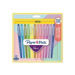 Feutre d'criture flair pastel x12 paper mate - le lot de 12 feutres d'criture
