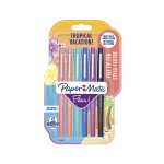 Feutre d'criture flair pointe moyenne x6 paper mate - le paquet 6 feutres