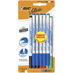 Feutre effaable  sec fin assortis x 12 bic velleda - le lot de 12 feutres