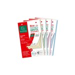 Fiche bristol 12, 5 cm x 20 cm perfore couleur - petits carreaux exacompta - le bloc de 40 fiches alatoire ...
