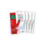 Fiche bristol 14, 8 cm x 21 cm perfore couleur - petits carreaux exacompta - le bloc de 40 fiches alatoire ...