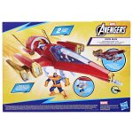 Figurine avion iron man repulsor blast battle jet hasbro - la boite