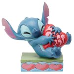 Figurine disney tradition - lilo & stitch - stich clinant un c?ur innelec
