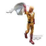 Figurine dxf premium figure - one - punch man - saitama metalic color banpresto
