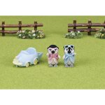 Figurine les jumeaux pingouin sylvanian families - la boite
