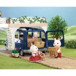 Figurine le monospace 7 places sylvanian families - le coffret